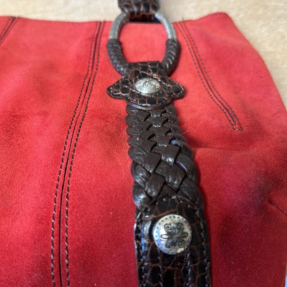 Brighton Beautiful Suede & Leather Handbag in Perfect Condition - Picture 3 of 13